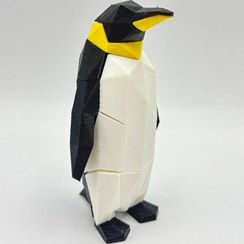 تصویر پازل ۳بعدی طرح پنگوئن سایز بزرگ با اتصالات مگنتی با ۲۰ درصد تخفیف ویژه به مناسبت بلک فرایدی - سیاه 