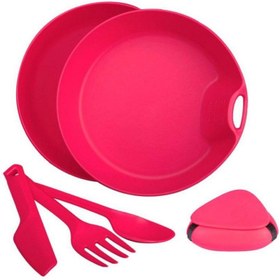 تصویر ست ظروف تک‌نفره لایف کمپ | مدل کمبو |– سبک، کاربردی، جمع‌وجور 6تکه 