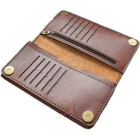 تصویر کیف پول چرم مدل هَلیا 