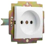 تصویر مکانیزم پریز بدون ارت پارت الکتریک مدل آذین 