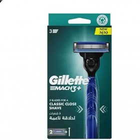 تصویر دسته ژیلت همراه 2 سری یدک مچتری 