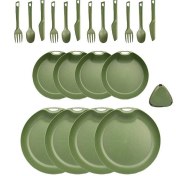 تصویر ست ظروف ۴ نفره لایف کمپ ۲۱ تکه پلی پروپیلن 