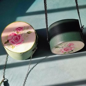 تصویر کیف رودوشی طرح گل رز 