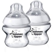 تصویر شیشه شیر خوری 2 عددی نوزاد تامی تیپ 150 میل Tommee Tippee 