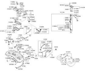 تصویر فشارشکن یا رگولاتور پمپ بنزین جنسیس 