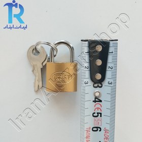 تصویر قفل آویز سایز 20 okbst کلید ساده 