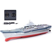 تصویر کشتی کنترلی ناو هواپیمابر طرح ماکت مقیاس کوچک value با سرعت 15 کیلومتر 