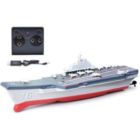 تصویر کشتی کنترلی ناو هواپیمابر طرح ماکت مقیاس کوچک value با سرعت 15 کیلومتر 