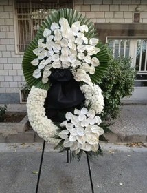 تصویر تاج گل ختم ترحیم کد C90 