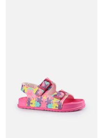تصویر Miyu II Baskılı Kız Bebek Fuşya Sandalet 