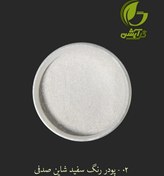 تصویر رنگ پودری صدفی سفید شاین 45 گرم - میکا 