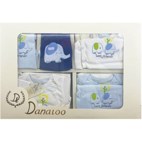 تصویر ست 19 تکه نوزادی فیل و کاکتوس دانالو Danaloo Baby Hospital Set code:1440