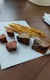 تصویر سنگ چشم ببر تراش نخورده راف اصل معدنی کلکسیونی - ۶۹گرم 