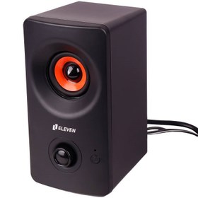 تصویر اسپیکر دو تکه بلوتوثی الون مدل AC200-BT Eleven AC200-BT Desktop Speaker