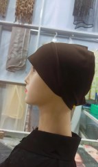 تصویر هد بند ساده نقاب دار - قهوه‌ای 