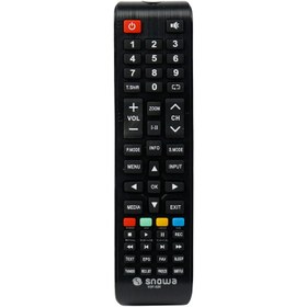 تصویر ریموت کنترل تلویزیون مارک اسنوا مدل HDF-52k اورجینال SNOWA HDF-52K TV REPLACED REMOTE CONTROL