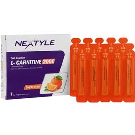 تصویر ال کارنیتین 2000 میلی گرم پرتقال نکستایل L-Carnitine 2000 Oral Solution Nextyle Vitamins