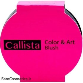 تصویر رژ گونه کالیستا سری Color and Art شماره B01 Callista Color and Art Blush B01