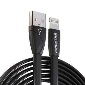 تصویر کابل تبدیل USB به لایتنینگ کینگ استار مدل K112i طول 1.20 متر ا KingStar K112i 2.1A 1.2m Lightning cable KingStar K112i 2.1A 1.2m Lightning cable