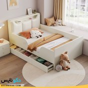 تصویر تخت خواب کودک کشودار مدل TCH511 