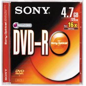 تصویر دی وی دی خام سونی مدل DVD-R قابدار تایوان اصل 