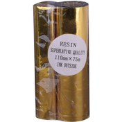 تصویر ریبون پرینتر لیبل زن NP مدل Wax Resin 110mm x 75m NP Wax Resin 110mm x 75m Label Printer Ribbon