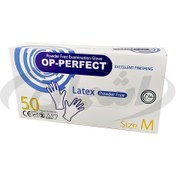 تصویر دستکش لاتکس 50 عددی سایز متوسط 