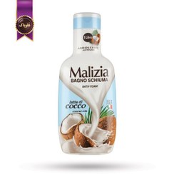 تصویر شامپو بدن مالیزیا Malizia مدل شیر نارگیل coconut milk حجم 1000 میلی لیتر (اورجینال) 