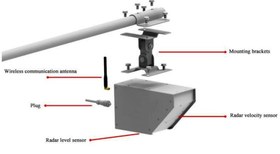 تصویر فلومتر کانال باز راداری - Radar Open Channel Flowmeter Radar Open Channel Flowmeter