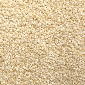 تصویر کنجد سفید پوست کنده 