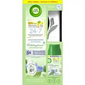 تصویر دستگاه خوشبو کننده هوا آلمانی ایر فیتیله Air Wick Freshmatic ست پنبه ای و یاس سفید 250 میل 
