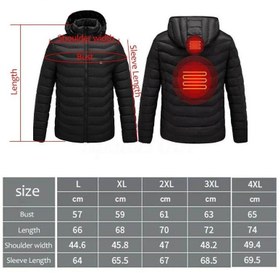 تصویر کاپشن پاور هیتردار Jacket with power heater