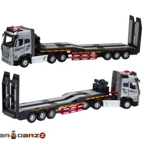 تصویر تریلی کفی کنترلی فلزی با لودر مدل 2-2418 