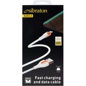 تصویر کابل micro-usb سیبراتون مدل S405 A طول 1/0متر - سفید Sibraton S405 A micro-usb cable