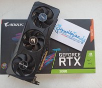 تصویر کارت گرافیک گیگابایت مدل AORUS RTX 3060 ELITE 12GB (استوک) 