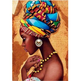 تصویر نقاشی الماسی طرح سربند رنگین – الماس AB 