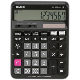 تصویر ماشین حساب کاسیو مدل DJ-120D Plus CASIO DJ-120D Plus Calculator