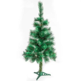 تصویر درخت کریسمس نوک سوزنی ساده 90 سانت پایه دار Simple Christmas tree 90 cm