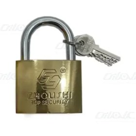تصویر قفل آویز طلایی 