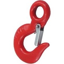 تصویر قلاب اس ثابت 0/5 تن ( 500 کیلوگرم ) ضامن دار 