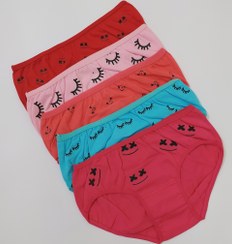 تصویر شورت زنانه نخ پنبه - آبی / XL مناسب ۳۶ تا ۴۲ 