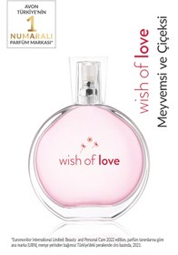 تصویر Avon آرزوی عشق عطر زنان EDT 50 میلی لیتر. Avon Wish Of Love Kadın Parfüm Edt 50 Ml.