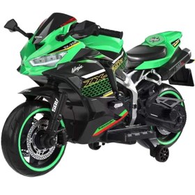 تصویر موتور شارژی نینجا ZX25R - سبز 