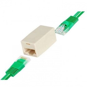 تصویر مبدل افزایش طول شبکه RJ45 بسته دو عددی 