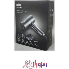 تصویر سشوار حرفه ای براون مدل HD425 با باد سرد و متمرکز کننده 