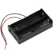 تصویر جا باتری 2 تایی 18650 ا 18650 dual battery holder 18650 dual battery holder