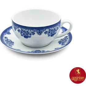 تصویر سرویس چای خوری ۱۲ پارچه چینی زرین ایران طرح فلورانس 