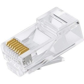 تصویر سوکت CAT.6 UTP کی نت مدل K-NC6U0100 بسته 100 عددی K-Net CAT.6 UTP Modular Plug K-NC6U0100