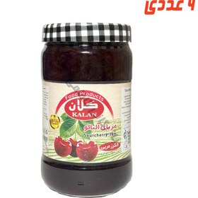 تصویر مربا آلبالو شیشه ای 820 گرم کلان 