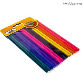 تصویر چوب بستنی گرد رنگی اسکیل مدل 9276 